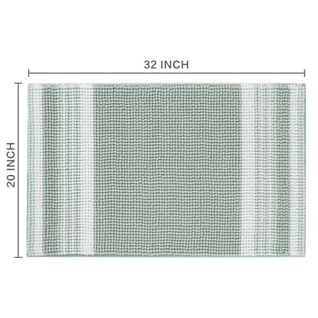 Mainstays Performance Soft Sea Foam Noodle Bath Rug, 20" x 32"