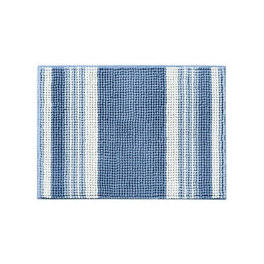 Mainstays Performance Foam Noodle Bath Rugs, 17"x24" Blue