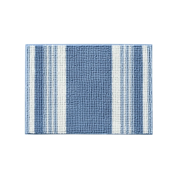 Mainstays Performance Foam Noodle Bath Rugs, 17"x24" Blue