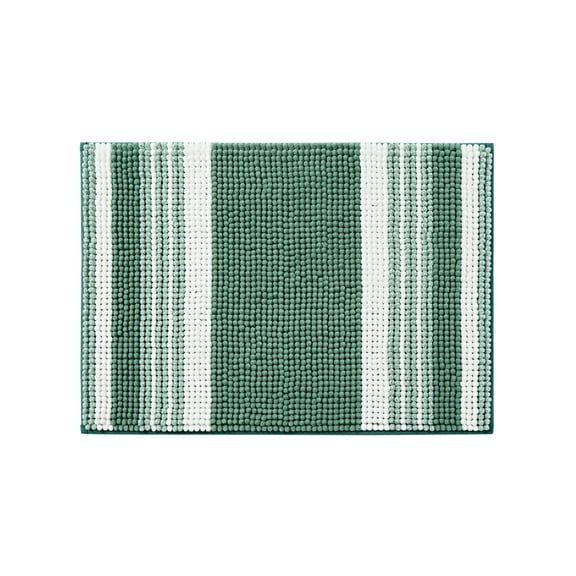 Mainstays Performance Foam Noodle Bath Rugs, 17"x24" Green