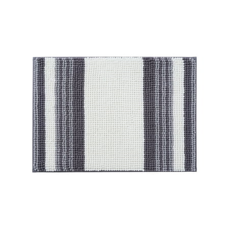 Mainstays Performance Foam Noodle Bath Rug, 17" x 24", White
