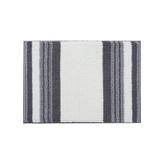 Mainstays Performance Foam Noodle Bath Rug, 17" x 24", White