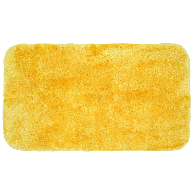 2Pk Soft 20X32 Bathroom Rugs Yellow