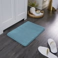 thumbnail image 1 of Mainstays Performance Quick Dry Memory Foam Bath Mat, Cool Water, 20" x 30", 1 of 4