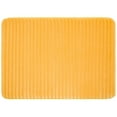 Mainstays Performance Quick Dry Memory Foam Bath Mat, Golden Curry, 17