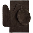 thumbnail image 1 of Mainstays Performance Recycled Polyester 3 Piece Bath Rug Set, Brown Basket, 1 of 8