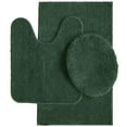 thumbnail image 1 of Mainstays Performance Recycled Polyester 3 Piece Bath Rug Set, Green Sage, 1 of 8