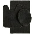 thumbnail image 1 of Mainstays Performance Recycled Polyester 3 Piece Bath Rug Set, Soothing Grey, 1 of 8