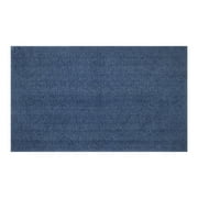 Mainstays Performance Recycled Polyester Bath Rug, Navy, 20" x 34"