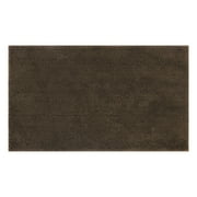 Mainstays Performance Recycled Polyester Bath Rug, Brown Basket, 20" x 34"