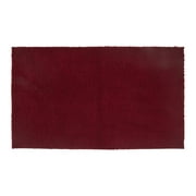 Mainstays Performance Recycled Polyester Bath Rug, Luscious Merlot Red, 24" x 40"