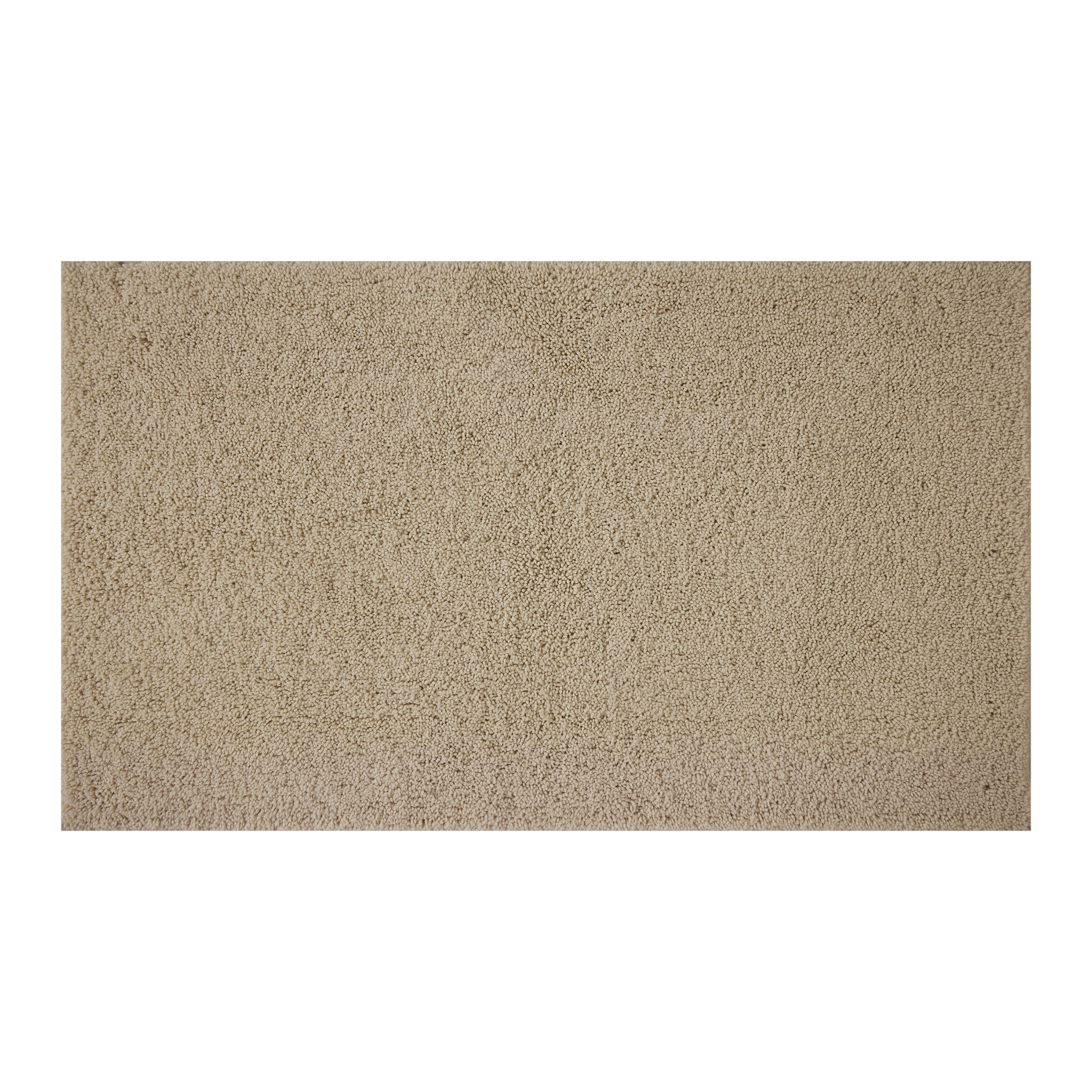 Mainstays Performance Recycled Polyester Bath Rug, Papyrus Beige, 20" x 34"