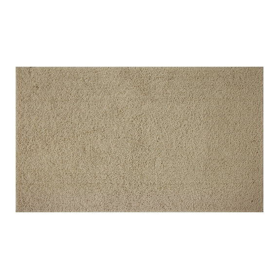 Mainstays Performance Recycled Polyester Bath Rug, Papyrus Beige, 20" x 34"