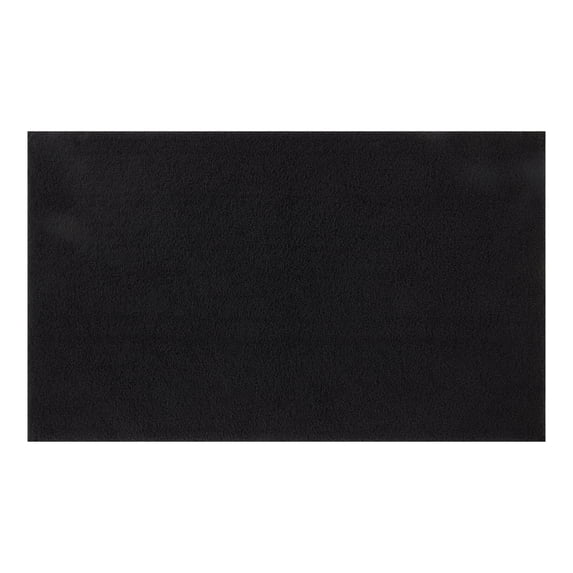 Mainstays Performance Recycled Polyester Bath Rug, Rich Black, 20 in x 34 in