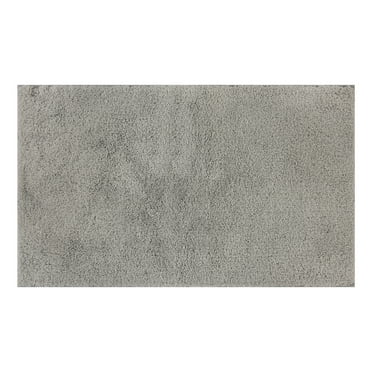 Mainstays Performance Recycled Polyester Bath Rug, Soft Silver, 20" x 34"