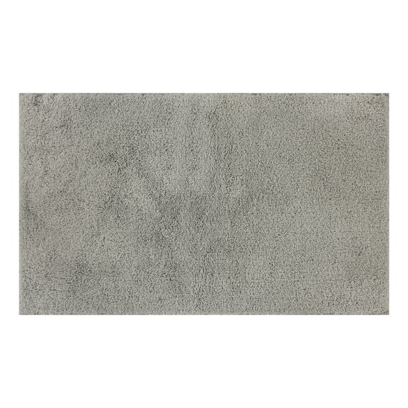 Mainstays Performance Recycled Polyester Bath Rug 24x40" Soft Silver