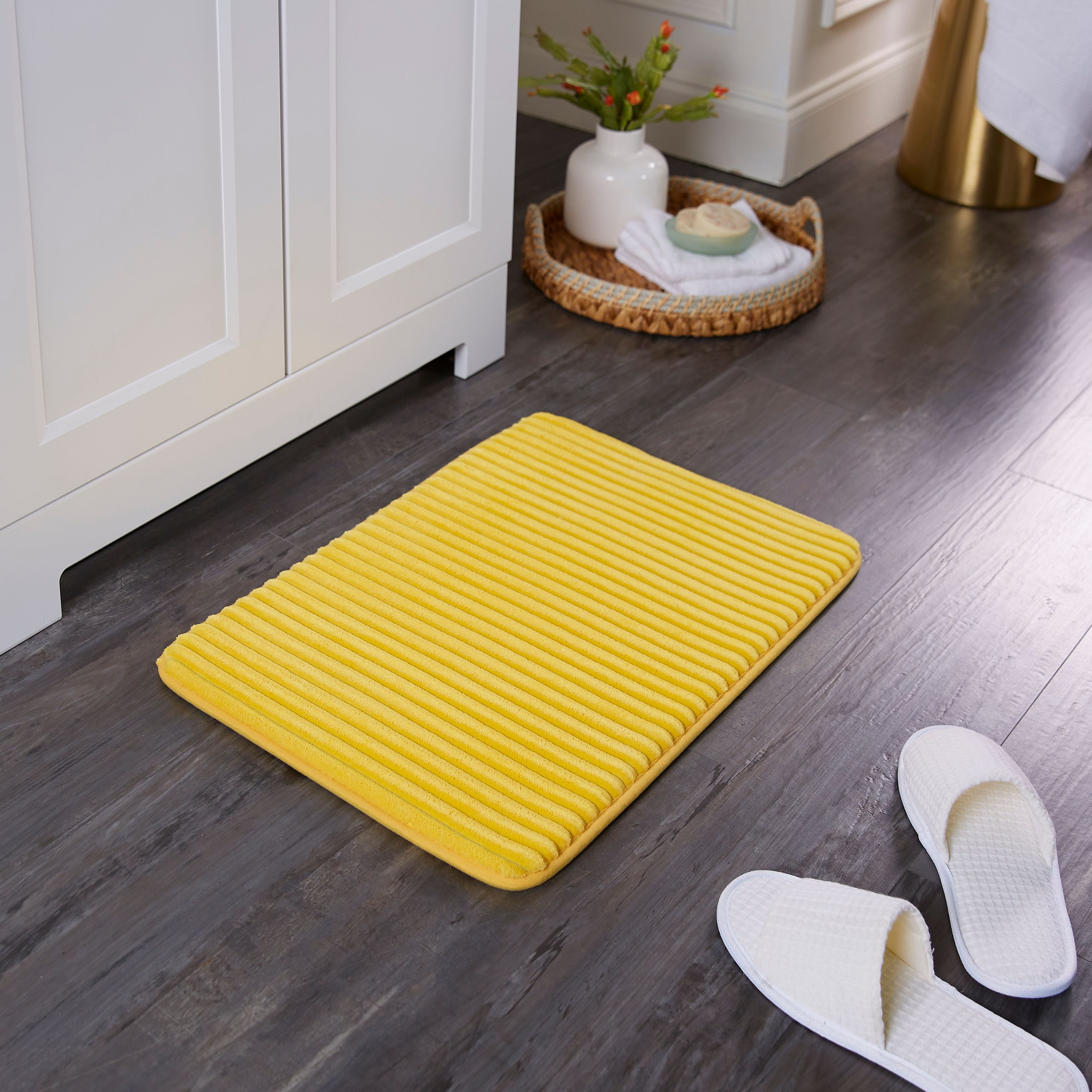 Bath Mat - No Skid Cushioned Bath Mat by HealthSmart – GO Medical