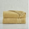 Size: 2-Piece Bath Sheet Set, Actual Color: Yellow