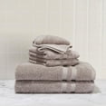 thumbnail image 1 of Mainstays Performance Solid 6-Piece Bath Towel Set - Grey Flannel, 1 of 7