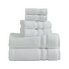 Size: 6-Piece Bath Towel Set, Actual Color: White
