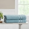 Size: 2-Piece Bath Sheet Set, Actual Color: Blue Linen