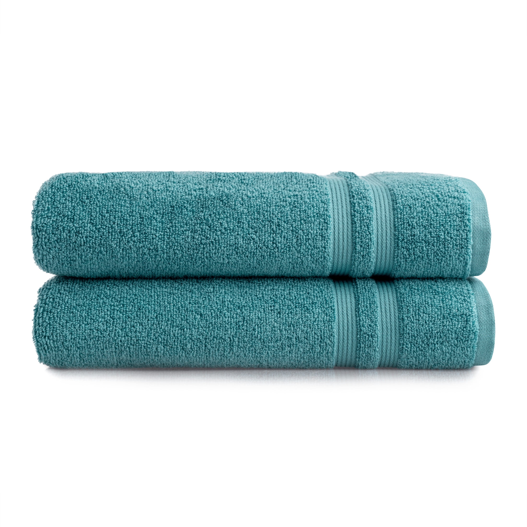Mainstays Performance Solid Bath Sheet 2-Piece Set, Cool Water - Walmart.com