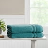 Size: 2-Piece Bath Sheet Set, Actual Color: Cool Water
