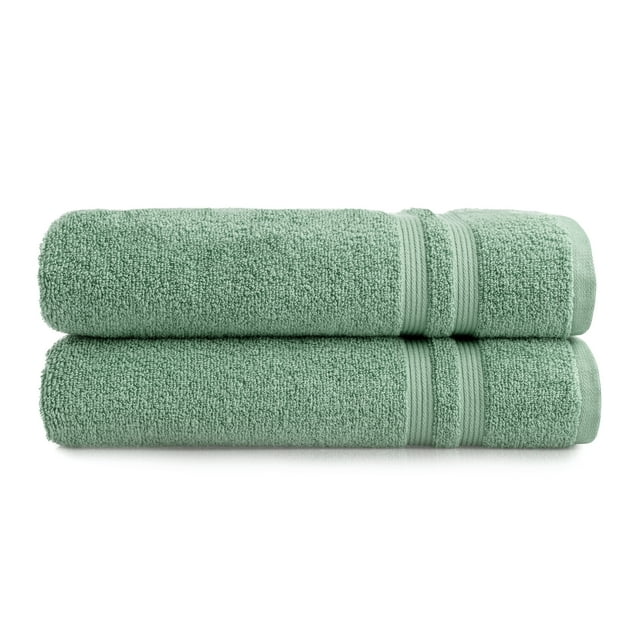 Mainstays Performance AntiMicrobial QuickDry Bath Sheet Set, Green