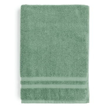 Mainstays Performance Solid Bath Sheet, 30" x 62", Green Sage