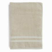 Mainstays Performance Cotton Bath Sheet, Oversized Super Soft Quick Dry Fade Resistant, Solid Beige