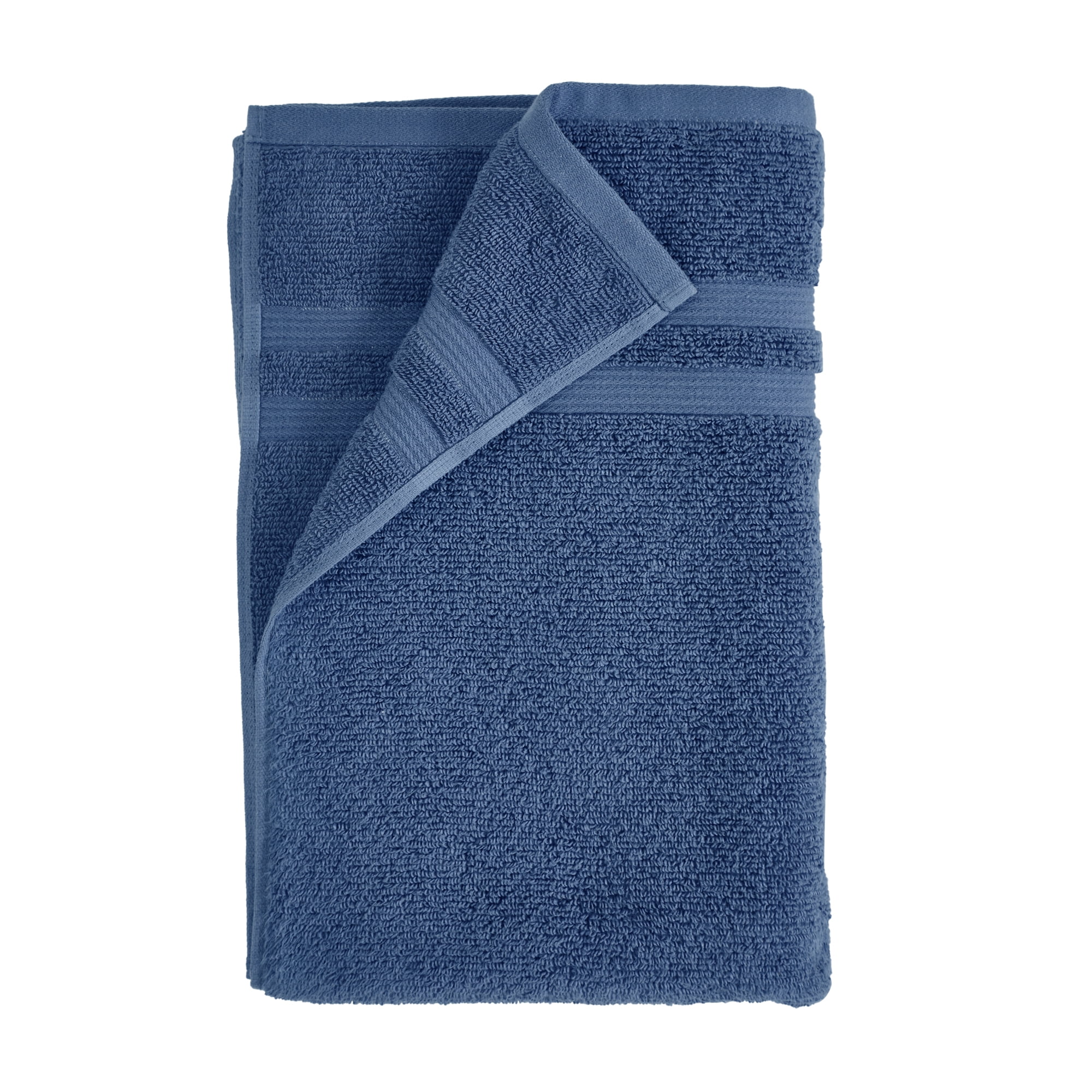 Mainstays Performance Solid Bath Sheet, 62" x 30", Navy - Walmart.com