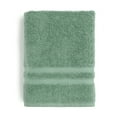 thumbnail interactive-video image 1 of Mainstays Performance Cotton Bath Towel, Super Soft Quick Dry Fade Resistant, Solid Green, 1 of 7