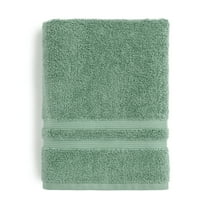 Mainstays Performance Solid Bath Towel, 30" x 54", Green Sage