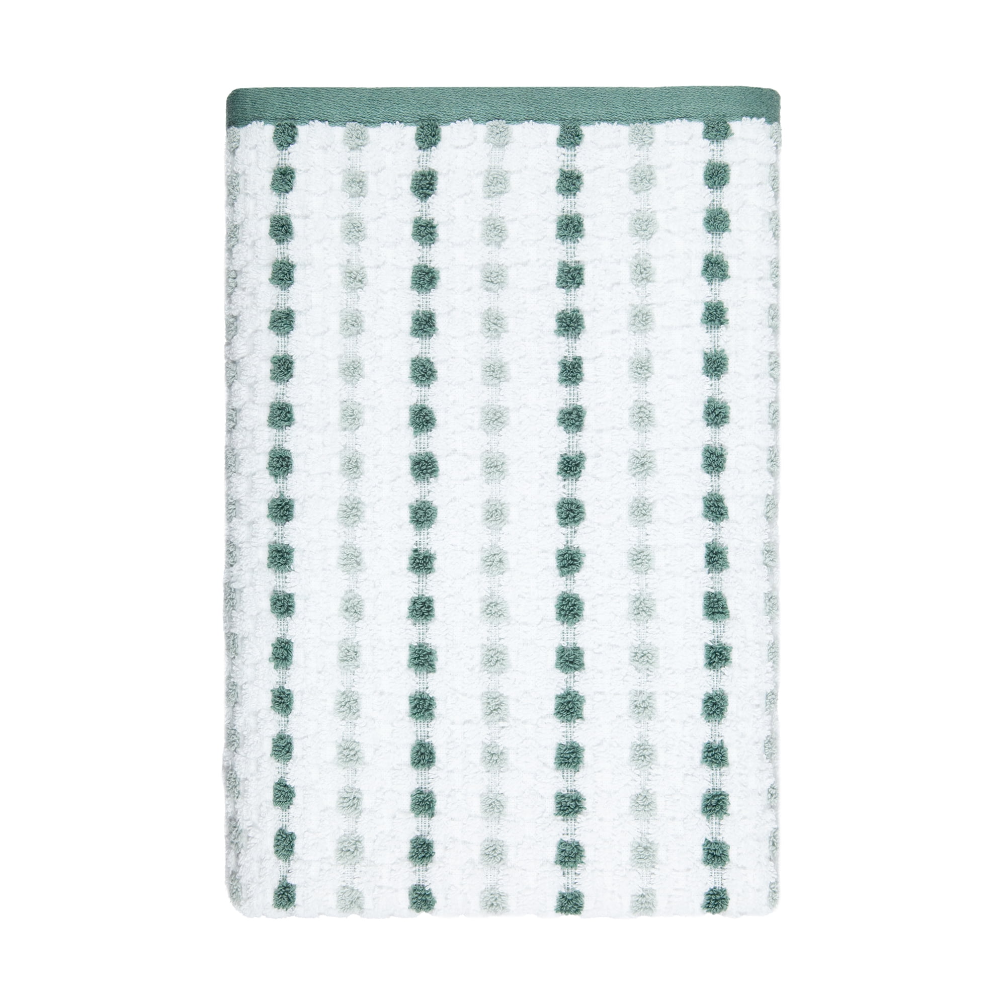 Mainstays Performance Bath Towels, Green Dot