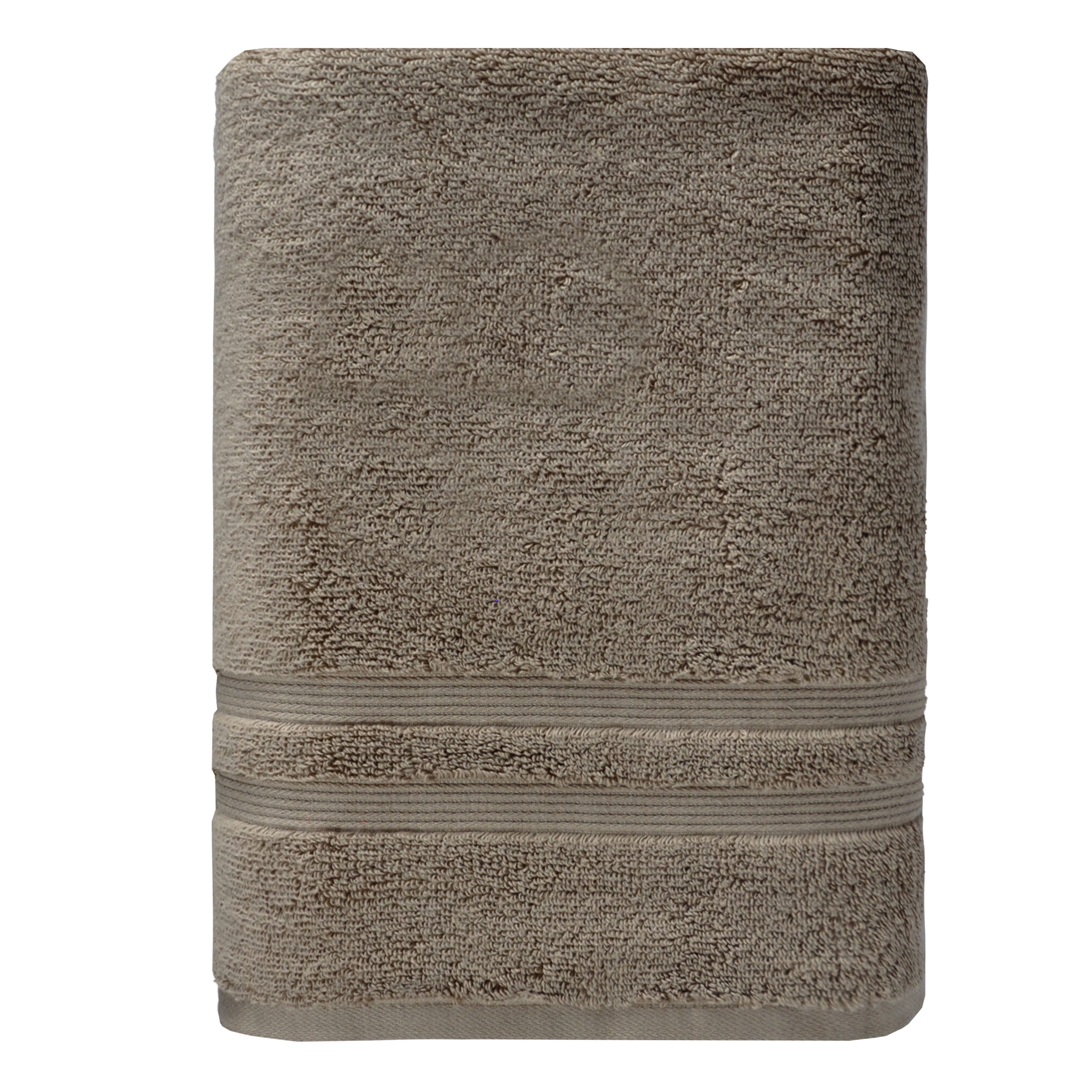 Mainstays Performance Solid Bath Towel, 54" x 30", Acorn