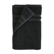 Mainstays Performance Solid Bath Towel, 54" x 30", Black
