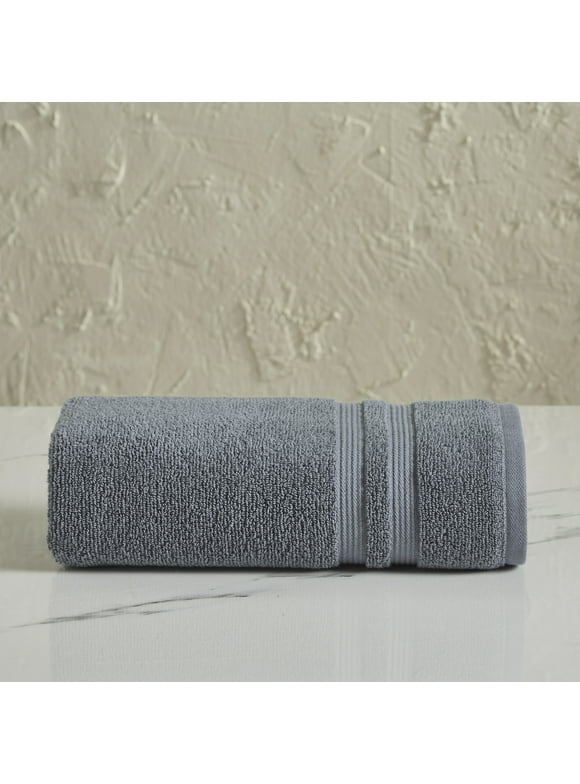 Mainstays Performance Solid Bath Towel, 54" x 30", Grey