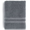 thumbnail image 1 of Mainstays Performance Cotton Bath Towel, Super Soft Quick Dry Fade Resistant, Solid Grey, 1 of 8