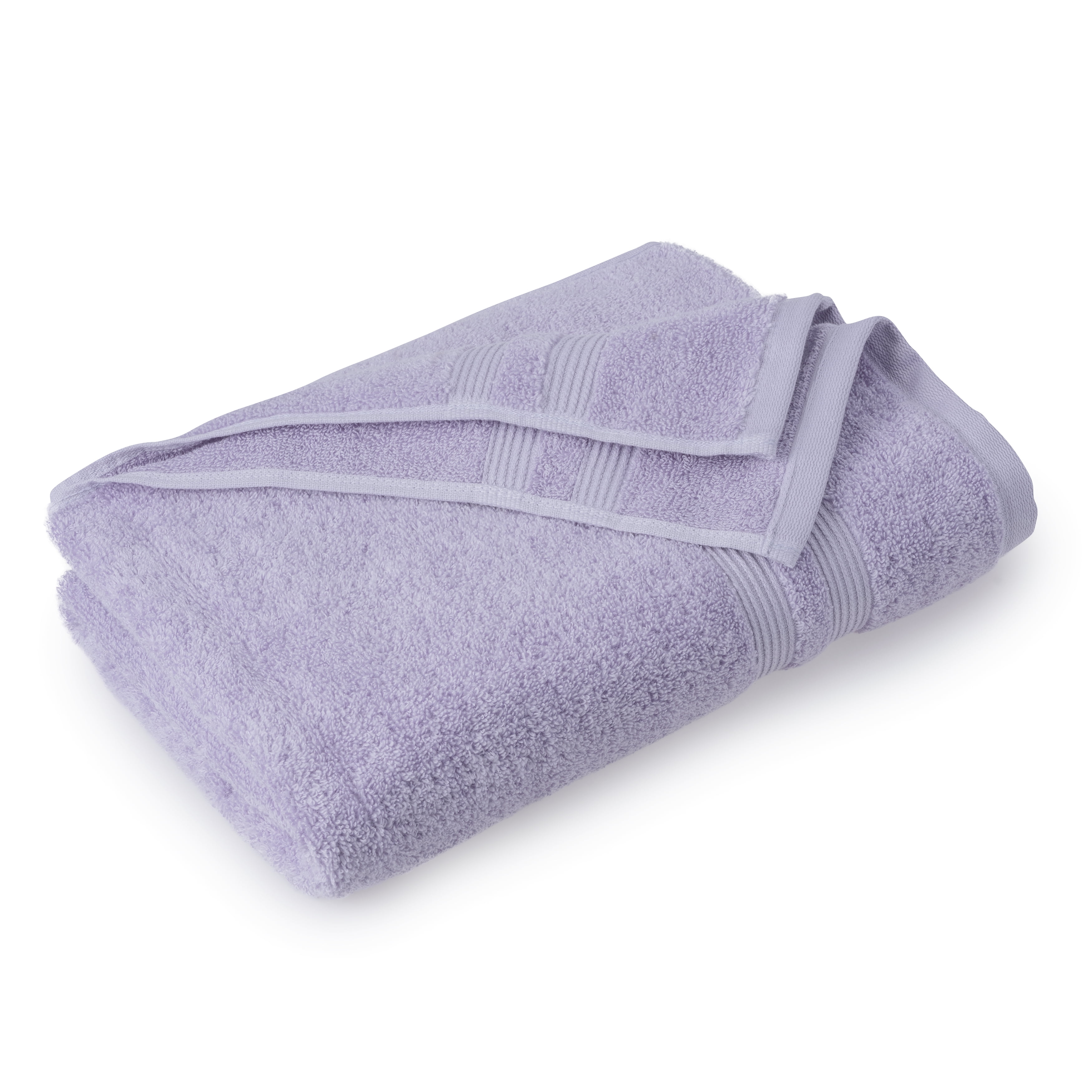 Mainstays Performance Solid Bath Towel, 54" x 30", Iris Whisper