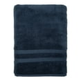 thumbnail image 1 of Mainstays Performance Cotton Bath Towel, Super Soft Quick Dry Fade Resistant, Solid Indigo, 1 of 9