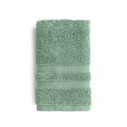 Mainstays Performance Cotton Hand Towel, Super Soft Quick Dry Fade Resistant, Solid Green Sage
