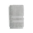 thumbnail image 1 of Mainstays Performance Cotton Hand Towel, Super Soft Quick Dry Fade Resistant, Solid Silver, 1 of 6