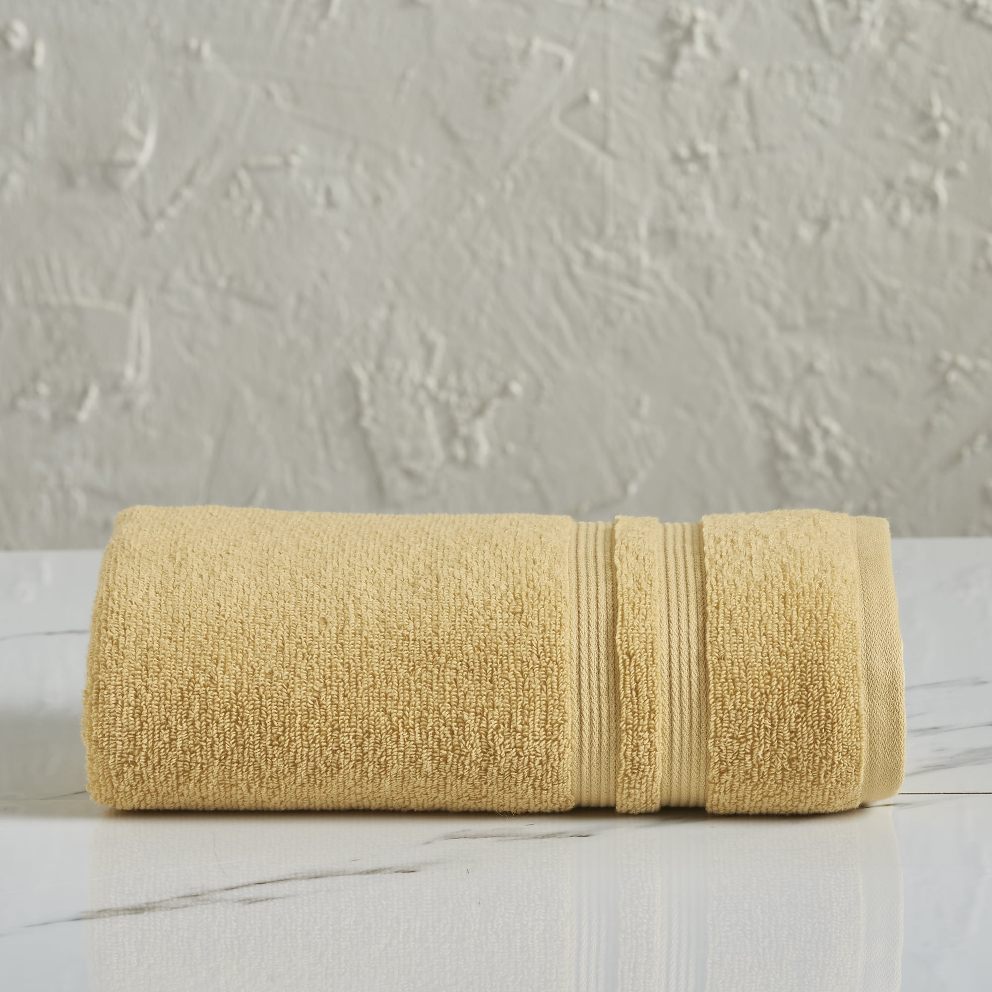 Mainstays Performance Solid Hand Towel, 26" x 16", Golden Curry