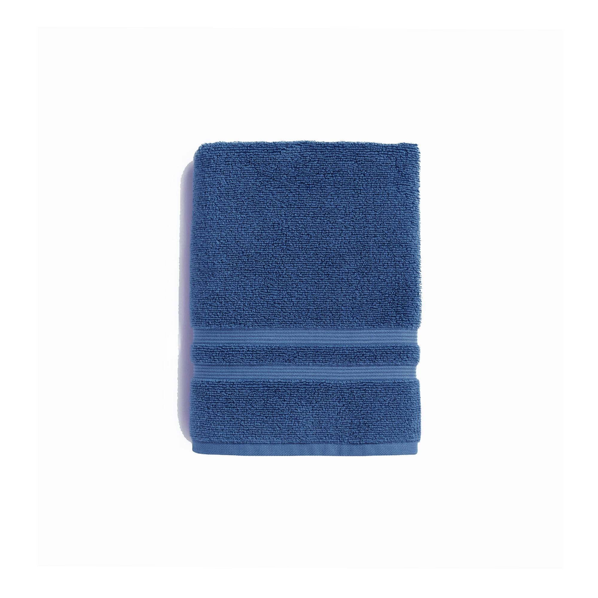 Mainstays Performance Solid Hand Towel, 26" x 16", Indigo