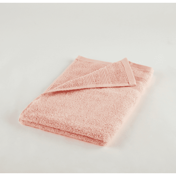 Mainstays Performance Solid Hand Towel, 26" x 16", Pearl Blush
