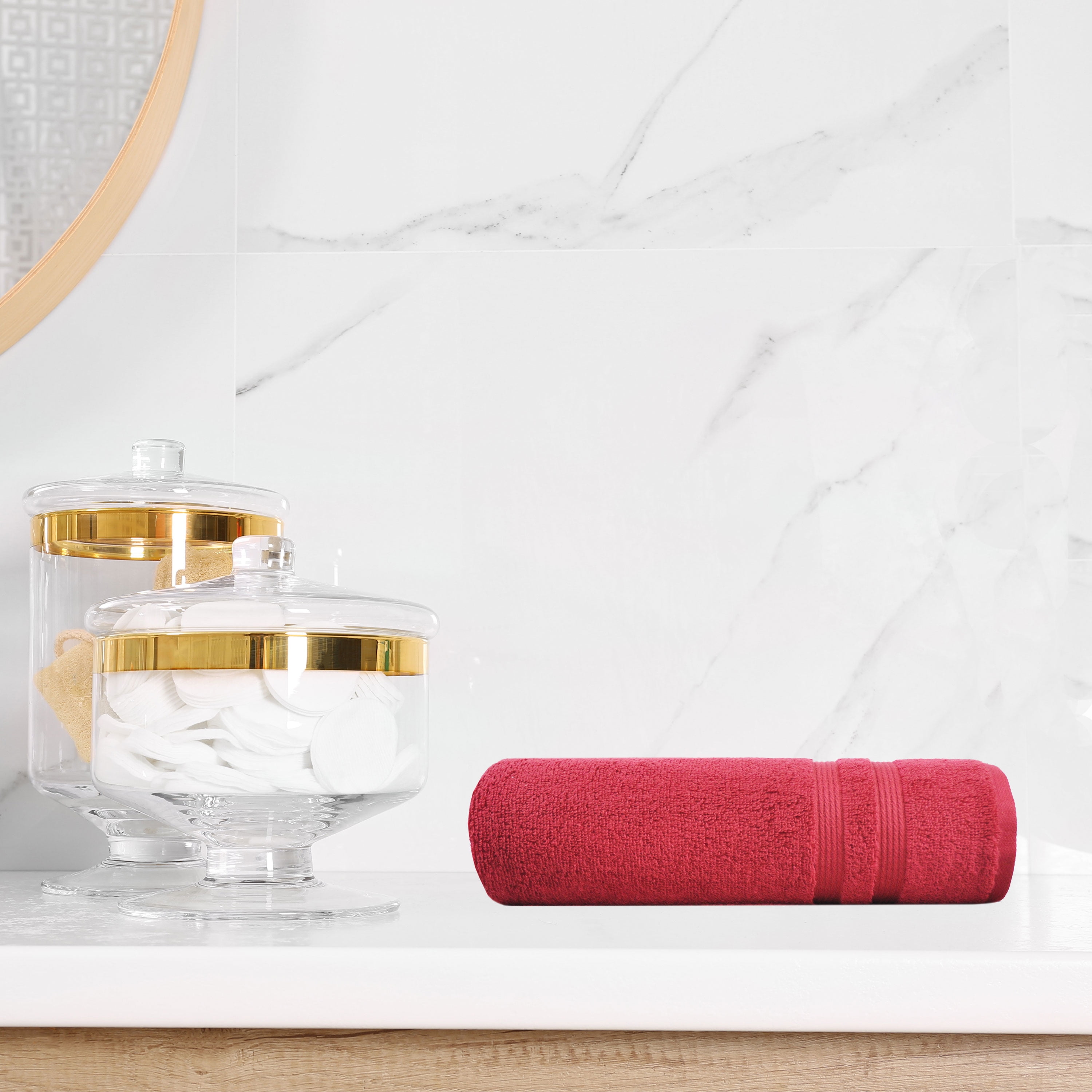 Red hand towels walmart best sale