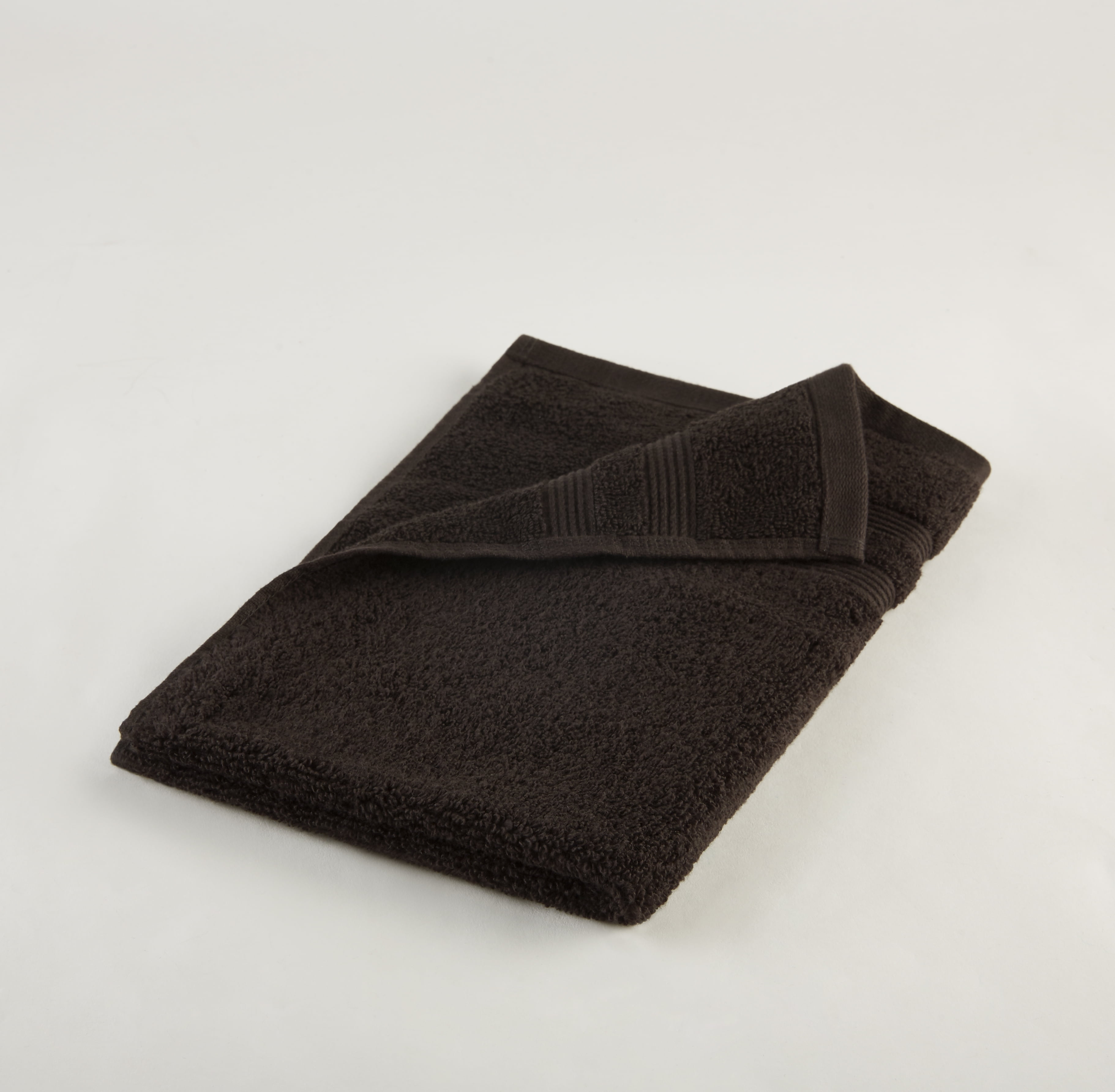 Mainstays 4-Pack 16”x26” Woven Kitchen Towel Set, Rich Black