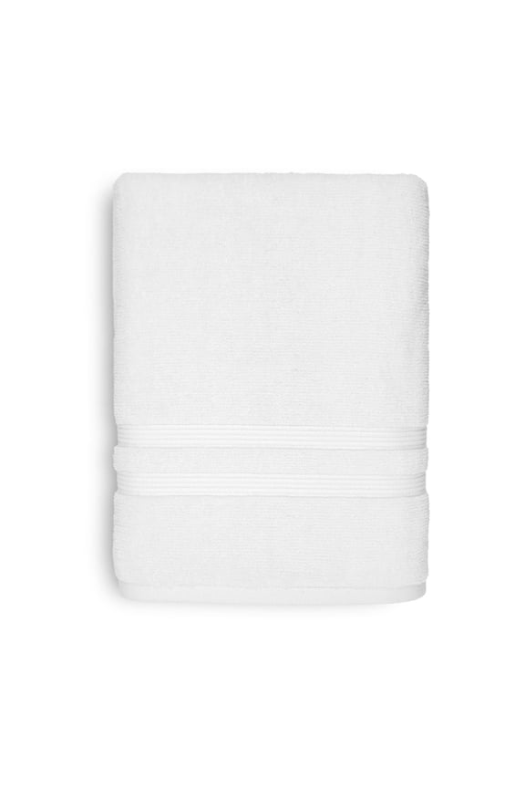 Performance Cotton Hand Towel, Super Soft Quick Dry Fade Resistant, Solid White