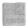 Size: Washcloth, Actual Color: Soft Silver