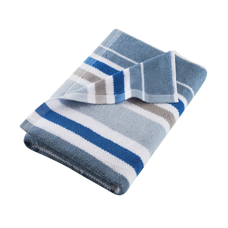 Blue and Brown Piano Stripe Kitchen Towel – MARCH